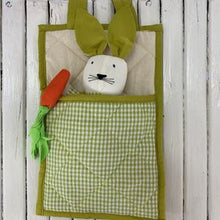 Load image into Gallery viewer, Soft Children's Cotton Bunny in a Blanket Toy (Assorted Colours)