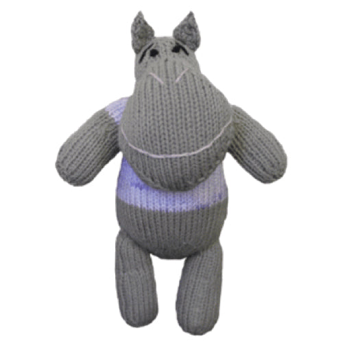 Hand knitted HIPPO