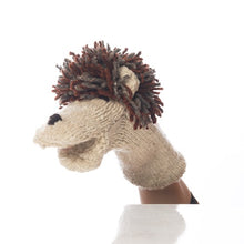 Load image into Gallery viewer, Hand Knitted Wool Hand Puppet - Lion