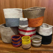 Load image into Gallery viewer, Kenyan Handwoven Sisal Planter Baskets