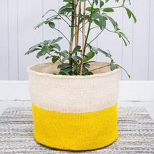 Load image into Gallery viewer, Kenyan Handwoven Sisal Planter Baskets