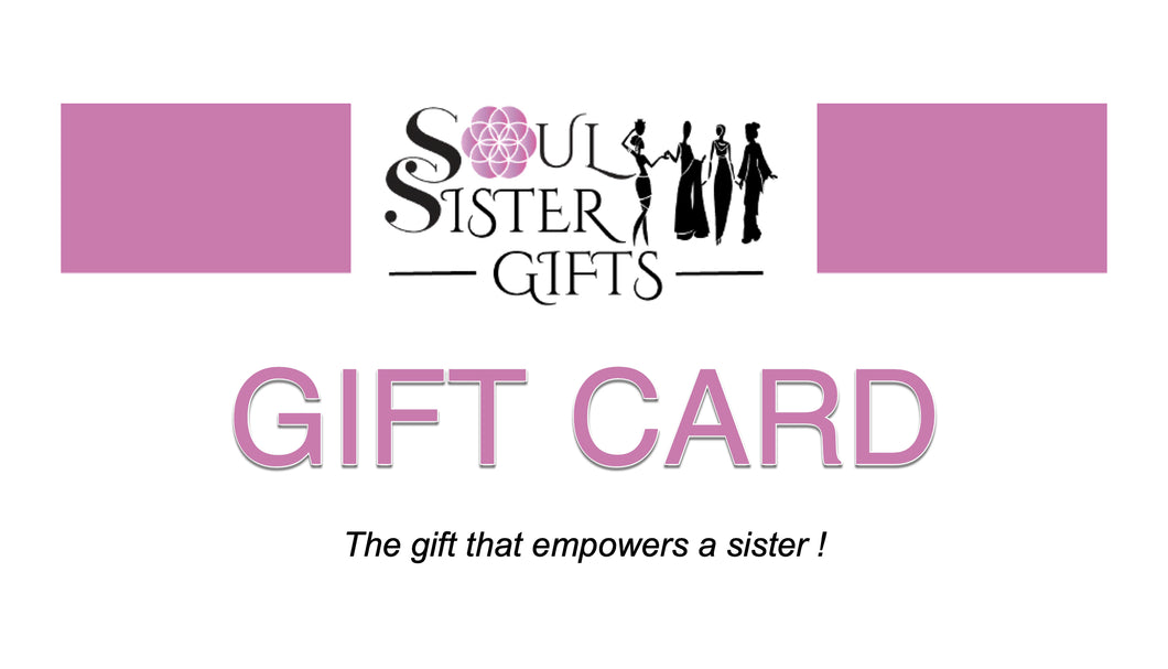 Soul Sister Gifts - Gift Card