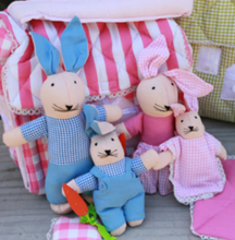 Load image into Gallery viewer, Handmade Ethical Fair Trade Bunny House (Assorted Colours)
