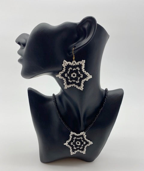 Handmade Star Necklace & Earrings Set