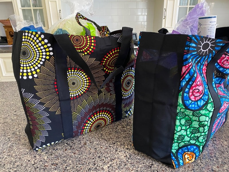 Printed reusable bags