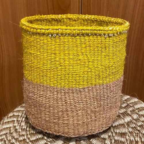 Kenyan Handwoven Sisal Planter Baskets